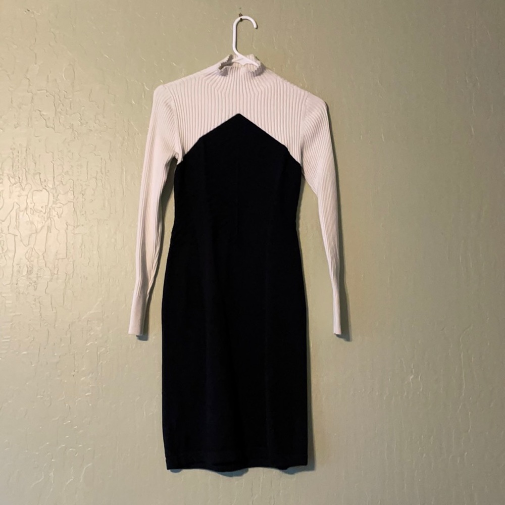 Ann Taylor mock neck sweater dress